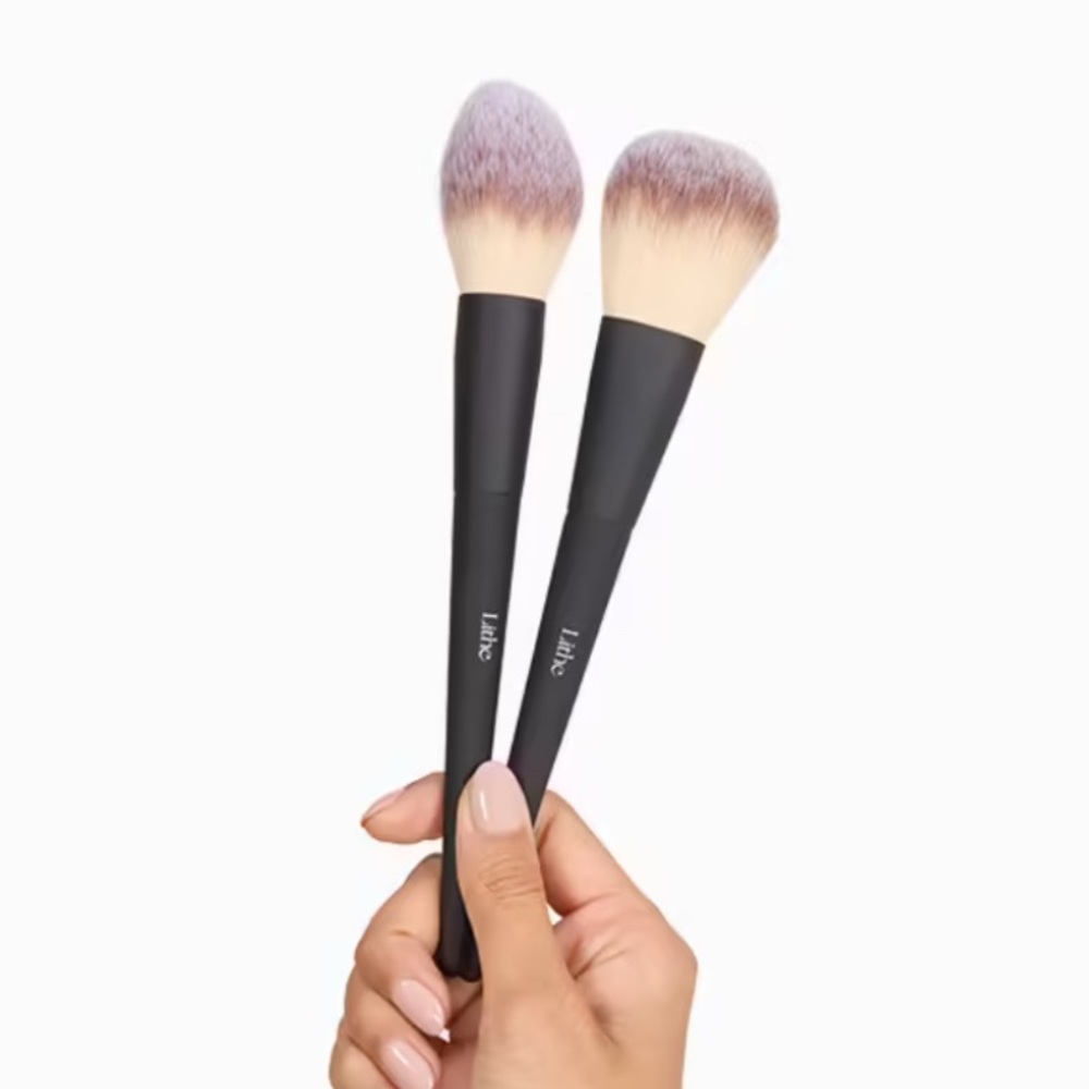 Lithe Beauty Essential Face Brush Set 2pk NIP